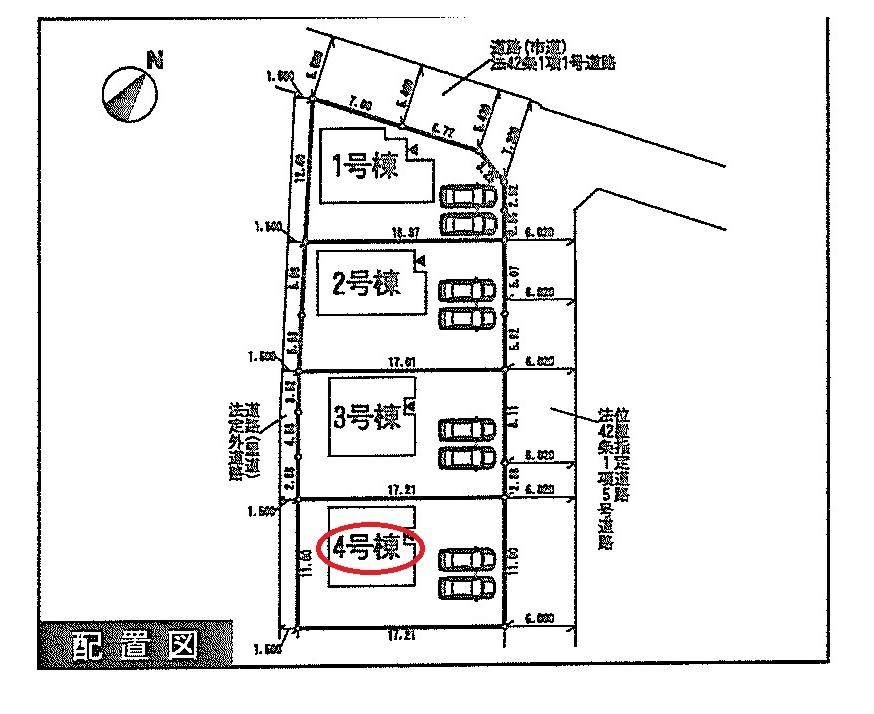 Compartment figure. 15.8 million yen, 4LDK, Land area 189.32 sq m , Building area 95.98 sq m
