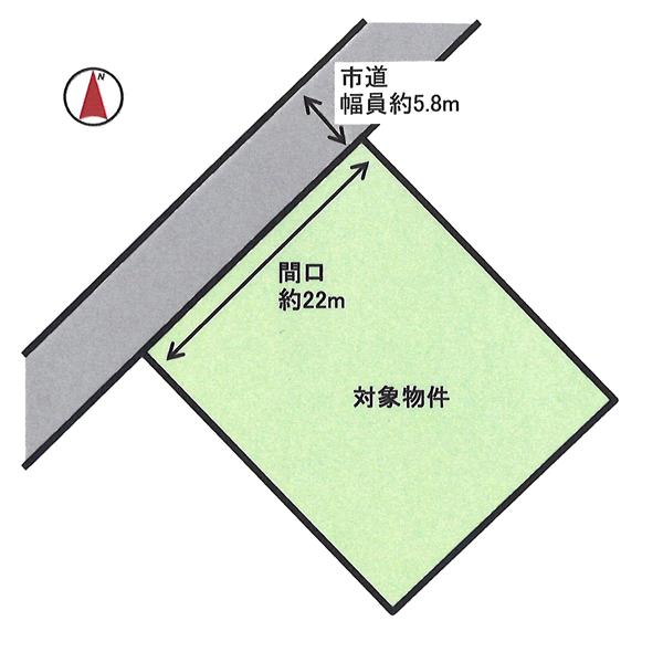 Compartment figure. Land price 25,800,000 yen, Land area 636.98 sq m