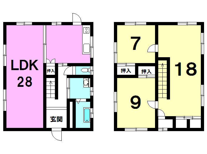 Floor plan. 19.2 million yen, 3LDK, Land area 279.09 sq m , Building area 134.14 sq m