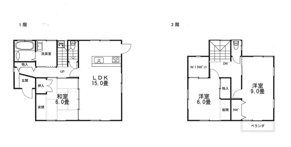 Floor plan. 12.8 million yen, 3LDK, Land area 177.74 sq m , Building area 109.65 sq m