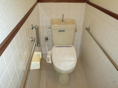 Toilet. Toilet with warm water washing toilet seat, It is a new article