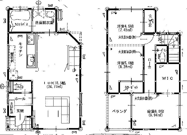 Floor plan. 23.8 million yen, 3LDK + S (storeroom), Land area 134.82 sq m , Building area 86.11 sq m