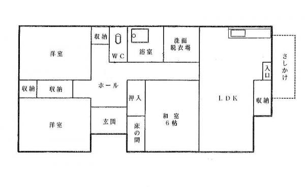Floor plan. 8.8 million yen, 3LDK, Land area 195.72 sq m , Building area 94 sq m