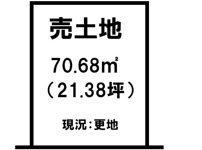 Compartment figure. Land price 13,900,000 yen, Land area 70.68 sq m