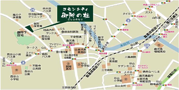 Local guide map. Information map