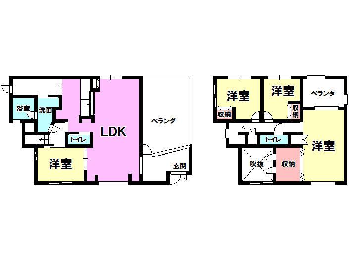 Floor plan. 31.7 million yen, 4LDK+S, Land area 151.99 sq m , Building area 126.9 sq m