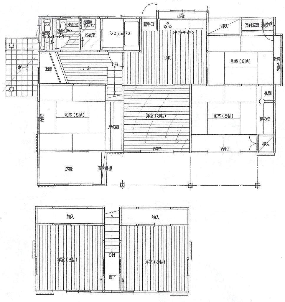 Floor plan. 14.8 million yen, 5LDK, Land area 230 sq m , Building area 140.79 sq m