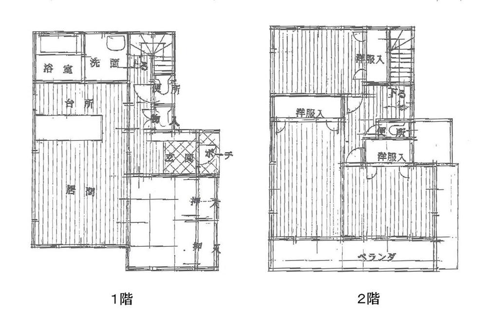 Floor plan. 21,400,000 yen, 4LDK, Land area 134.39 sq m , Building area 99.43 sq m
