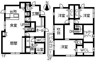 Floor plan. 32,800,000 yen, 3LDK, Land area 149.87 sq m , Building area 117.78 sq m