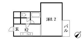 Floor plan. Price 2.3 million yen, Footprint 27.59 a sq m spacious 1K.