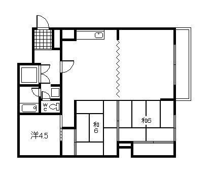 Floor plan. 3LDK, Price 6 million yen, Occupied area 60.35 sq m
