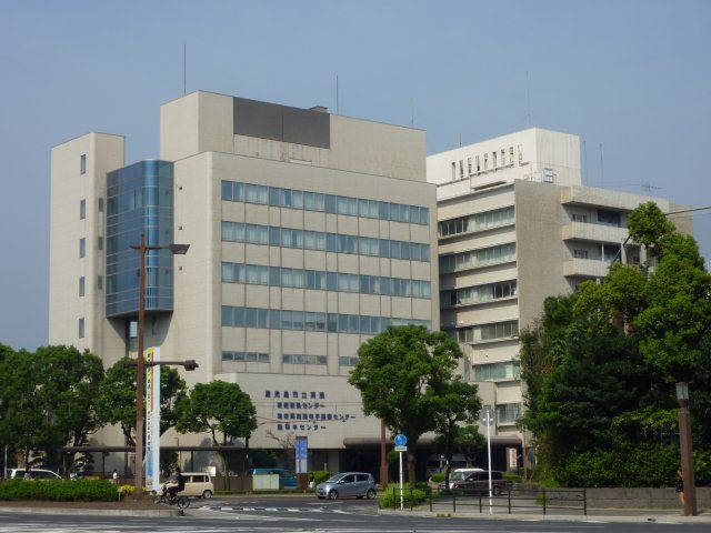 Hospital. 230m up to municipal hospital (hospital)