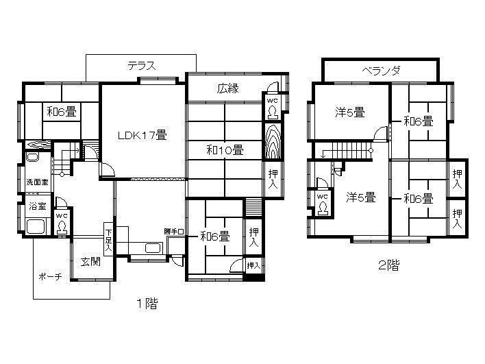 Floor plan. 32 million yen, 7LDK, Land area 433.97 sq m , Building area 154.72 sq m