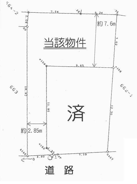 Compartment figure. Land price 10.8 million yen, Land area 134.74 sq m