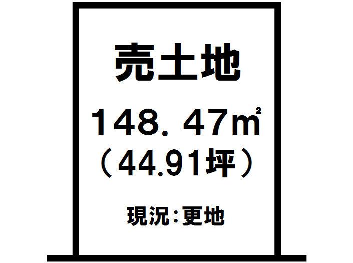 Compartment figure. Land price 11.2 million yen, Land area 148.47 sq m