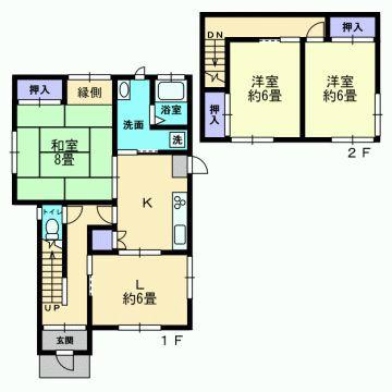Floor plan. 11.9 million yen, 3DK, Land area 126.53 sq m , It has secured a size that was, even for a building area of ​​100.96 sq m each room leaf oil. 