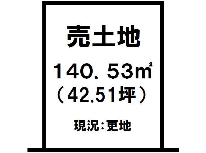 Compartment figure. Land price 11.9 million yen, Land area 140.53 sq m