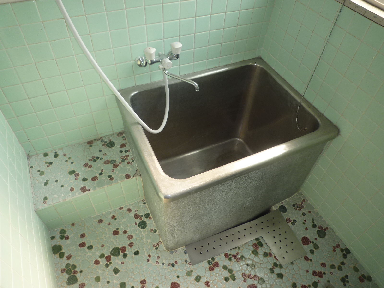 Bath. It is bathroom of nostalgic atmosphere