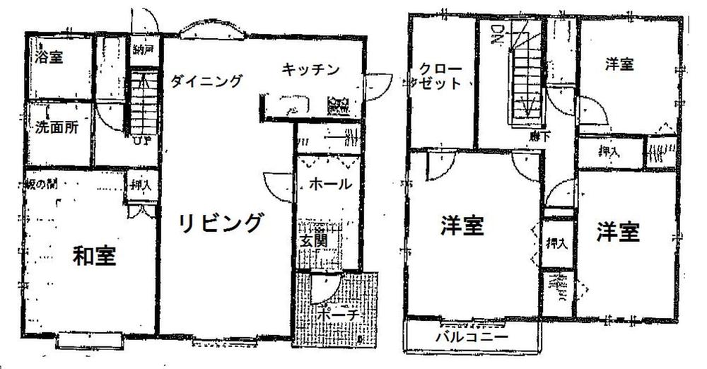 Floor plan. 12.4 million yen, 4LDK + S (storeroom), Land area 165.32 sq m , Building area 125.01 sq m