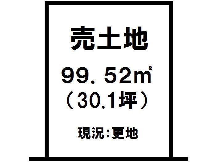 Compartment figure. Land price 8.43 million yen, Land area 99.52 sq m