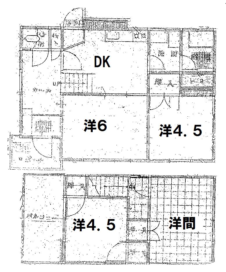 Floor plan. 7 million yen, 4DK, Land area 110.2 sq m , Building area 72.2 sq m