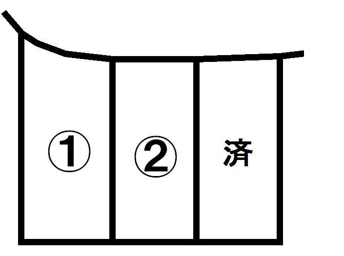Compartment figure. Land price 9.95 million yen, Land area 153 sq m