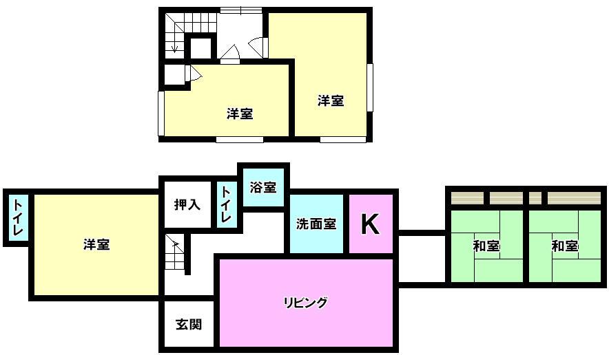 Floor plan. 28 million yen, 5LDK, Land area 954.25 sq m , Building area 177 sq m