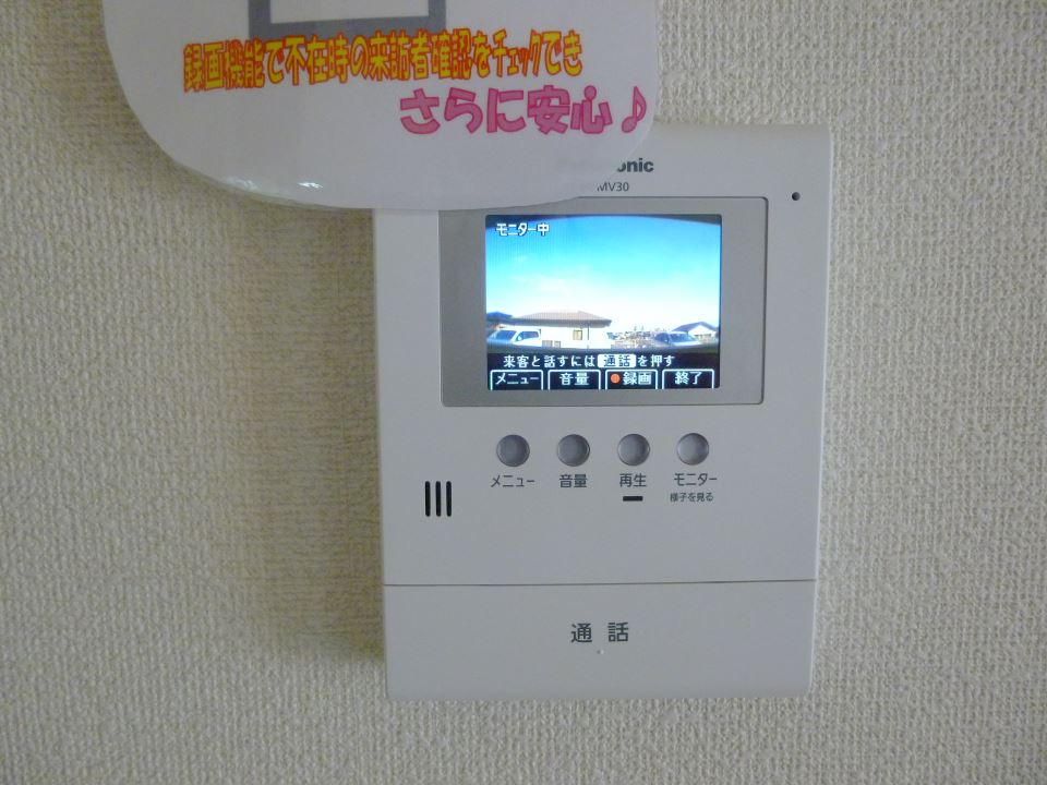 Security. Recorder function with a TV monitor intercom