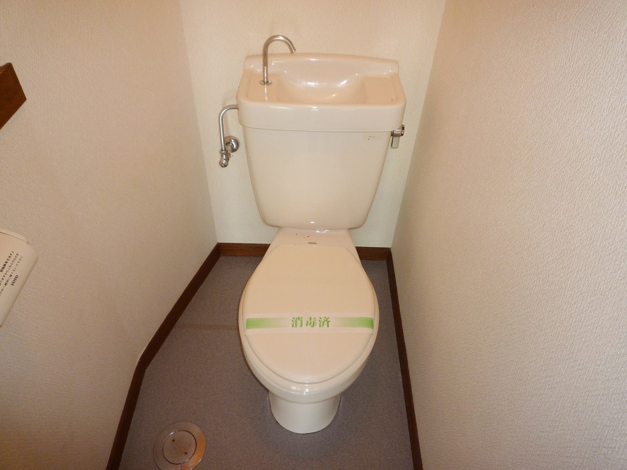 Toilet. Of course, it is Western-style toilet!