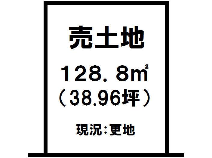 Compartment figure. Land price 16,750,000 yen, Land area 128.8 sq m