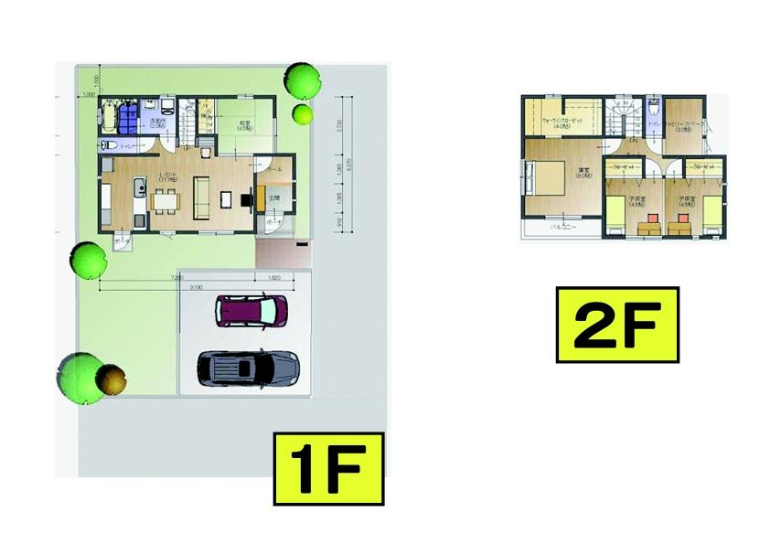 Floor plan. 24.6 million yen, 4LDK, Land area 175.72 sq m , Building area 105.99 sq m
