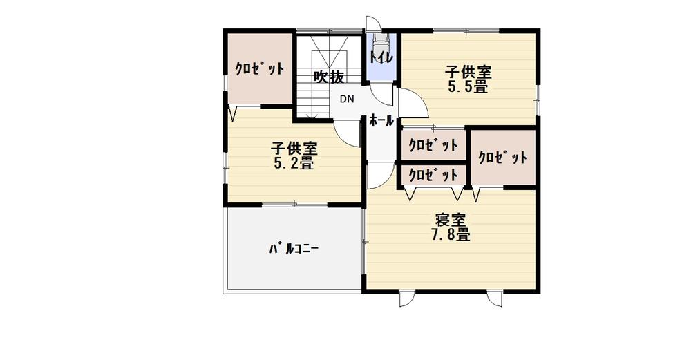 Floor plan. 25,400,000 yen, 4LDK, Land area 279.22 sq m , Building area 113.97 sq m 2F part