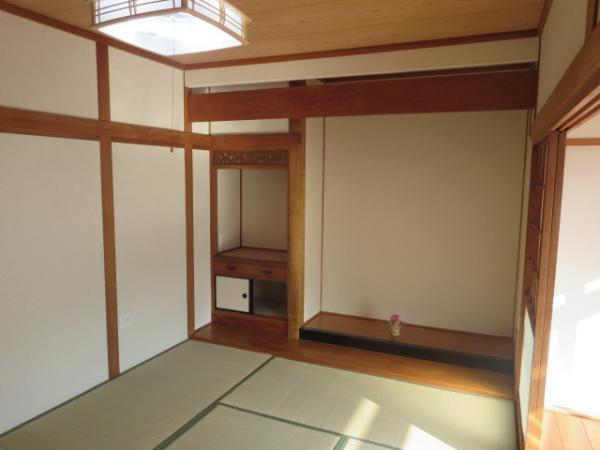 Other introspection. After allese-style room is calm ☆ Tatami Omotegae already