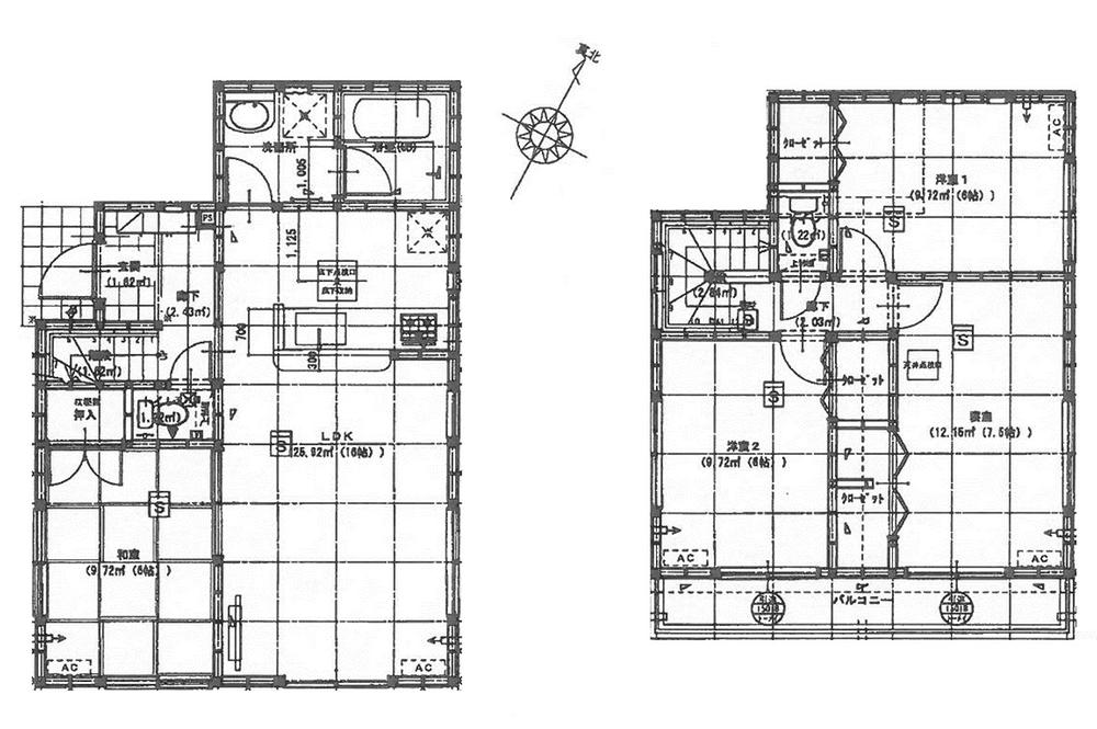 Floor plan. (1 Building), Price 23.8 million yen, 4LDK, Land area 140.75 sq m , Building area 92.34 sq m