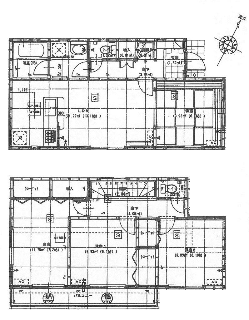 Floor plan. (3 Building), Price 22,800,000 yen, 4LDK, Land area 152.46 sq m , Building area 91.52 sq m