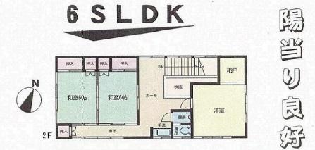 Floor plan. 37,800,000 yen, 6LDK + S (storeroom), Land area 485.82 sq m , Building area 245.47 sq m