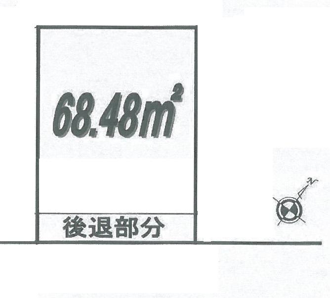 Compartment figure. Land price 3.9 million yen, Land area 68.48 sq m