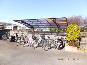 Other common areas. There are bicycle parking lot to parking lot
