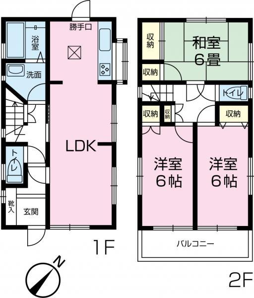 Floor plan. 14.8 million yen, 3LDK, Land area 100.06 sq m , Building area 82.8 sq m Mato has been changed to 3LDK from 4DK. To extend the living room conversation of your family is lively was renovation. 