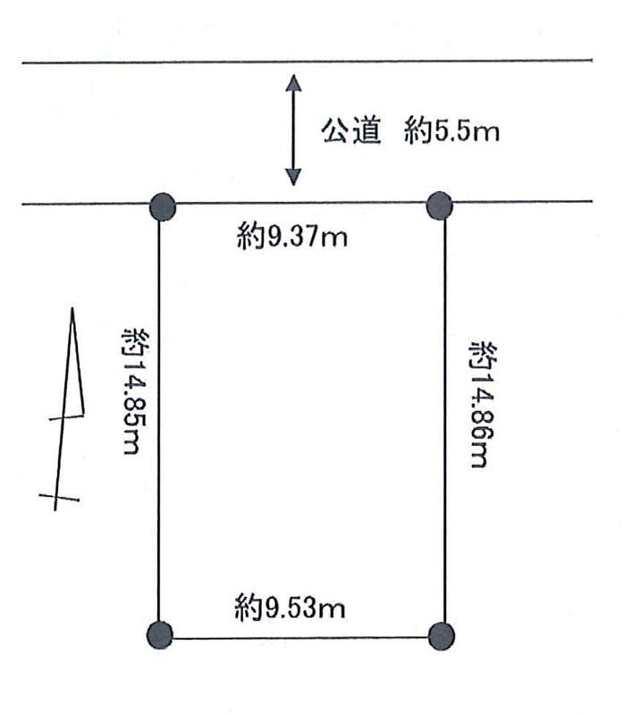 Compartment figure. Land price 17 million yen, Land area 140.47 sq m