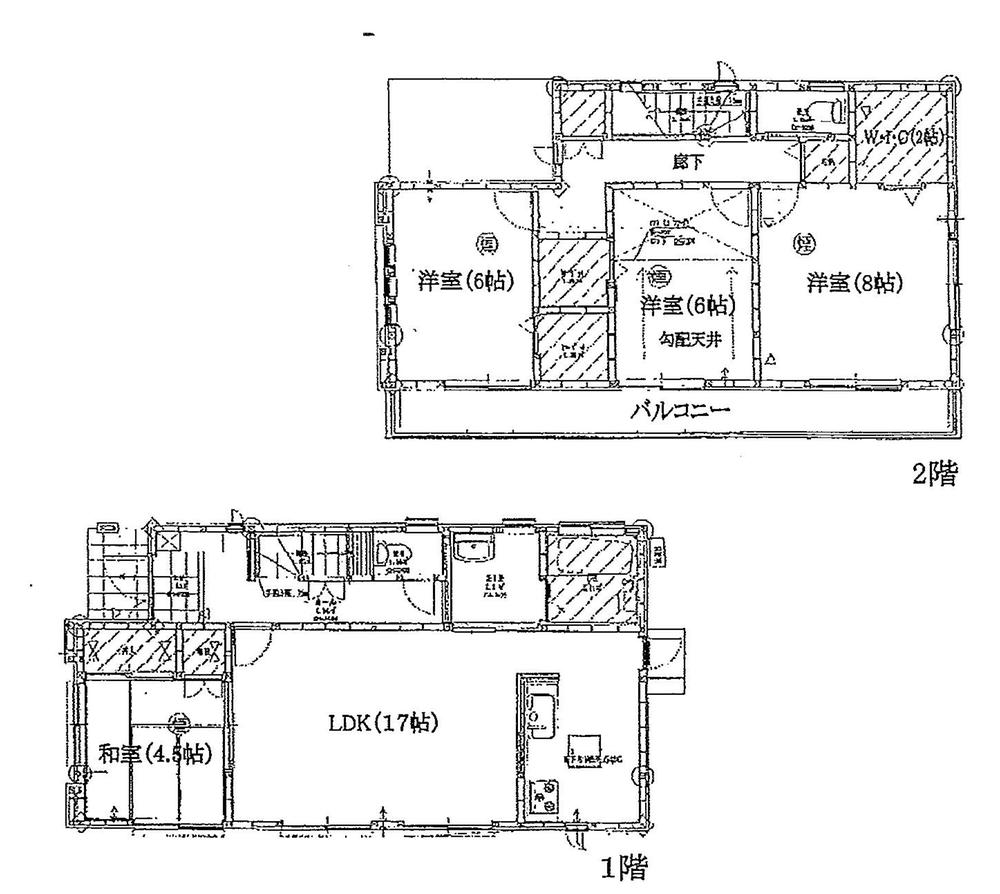 Floor plan. 26,800,000 yen, 4LDK, Land area 140.13 sq m , Building area 105.99 sq m