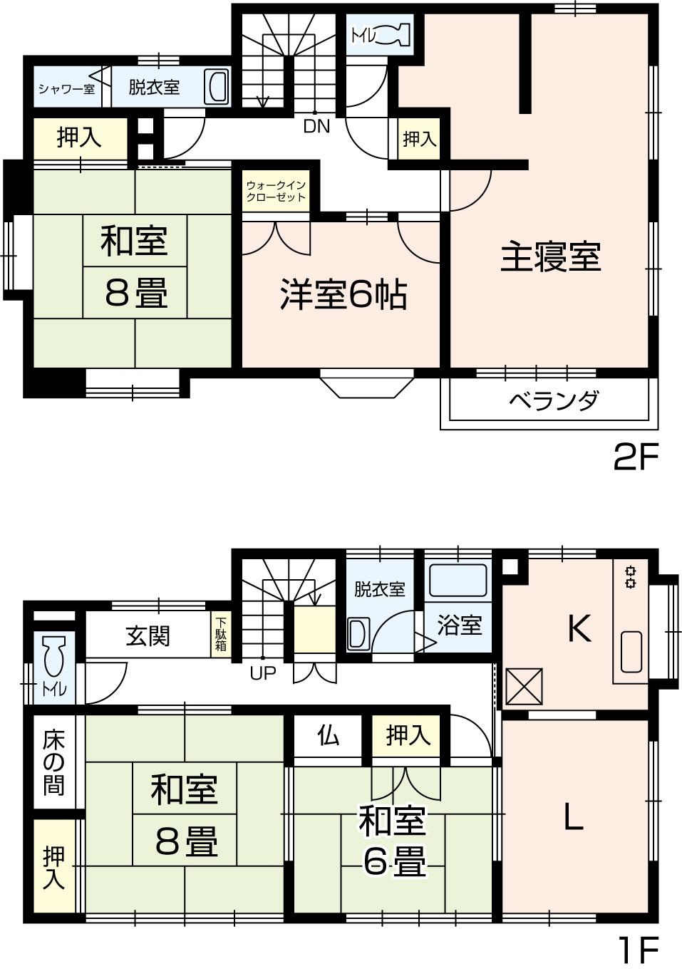 Floor plan. 11.8 million yen, 5LDK + S (storeroom), Land area 147.07 sq m , Is a floor plan of the building area 132.2 sq m 5SLDK.