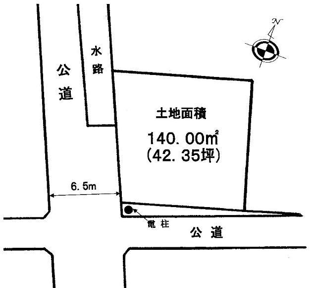 Compartment figure. Land price 15.5 million yen, Land area 140 sq m