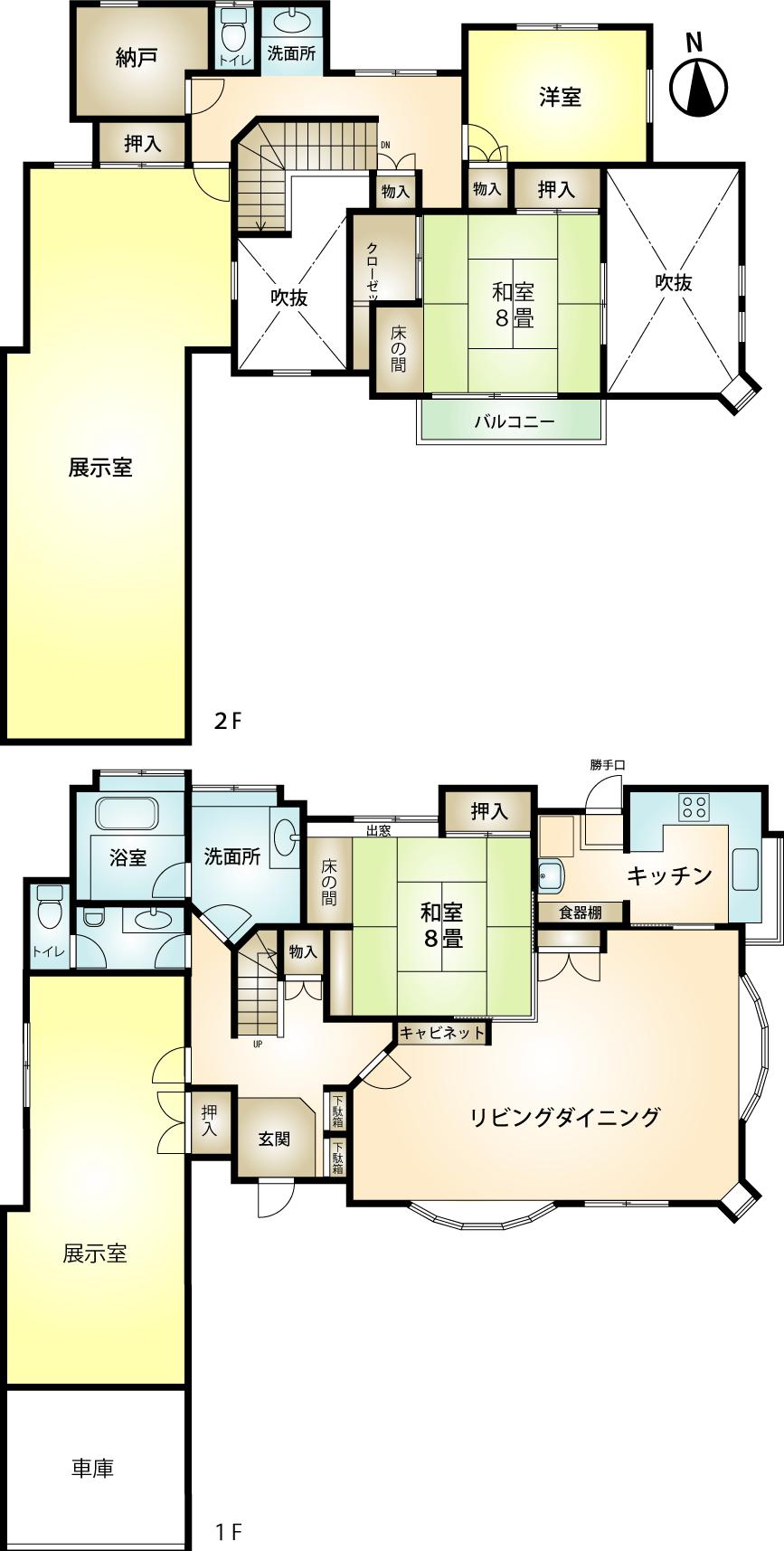 Floor plan. 39,800,000 yen, 3LDK + 2S (storeroom), Land area 375.31 sq m , Building area 375.31 sq m