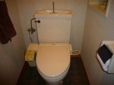 Toilet. Toilet, It has already changed to the Washlet