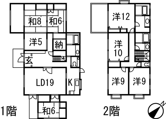 Floor plan. 38 million yen, 8LDK + S (storeroom), Land area 617.9 sq m , Building area 237.28 sq m