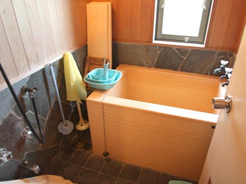 Bathroom. Bathroom of hot springs pull-in