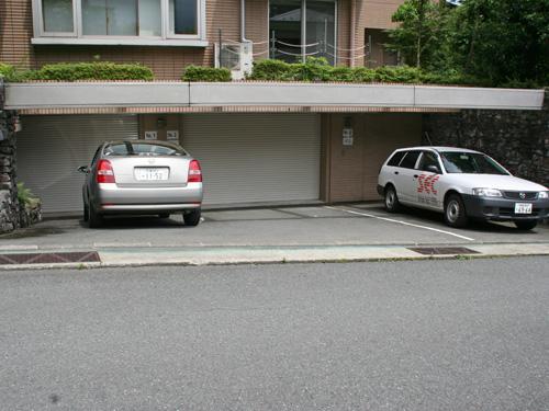 Parking lot. Common areas