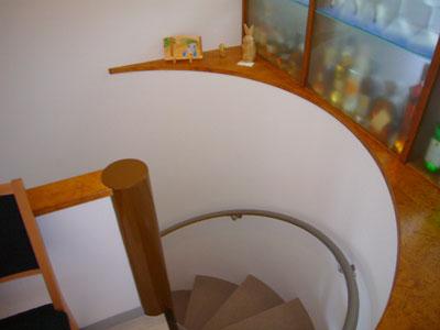Other introspection. spiral staircase. It has also been installed handrail