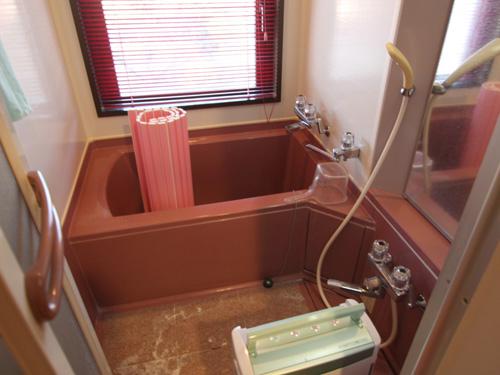 Bathroom. Bathroom of hot springs pull-in